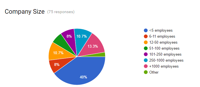 Company Size Pie Chart