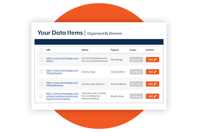 How the Schema App Editor works – Step 5 – Manage your Schema Markup and keep it up to date