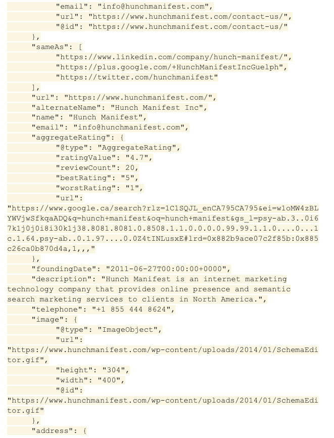 Reflect in Schema Markup 