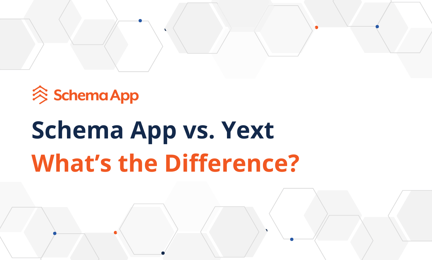 The difference between Schema App's Schema Markup solution and Yext's Schema Markup solution