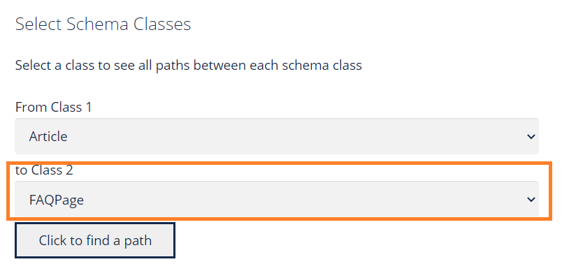 Schema Paths Article to FAQPage Class 2